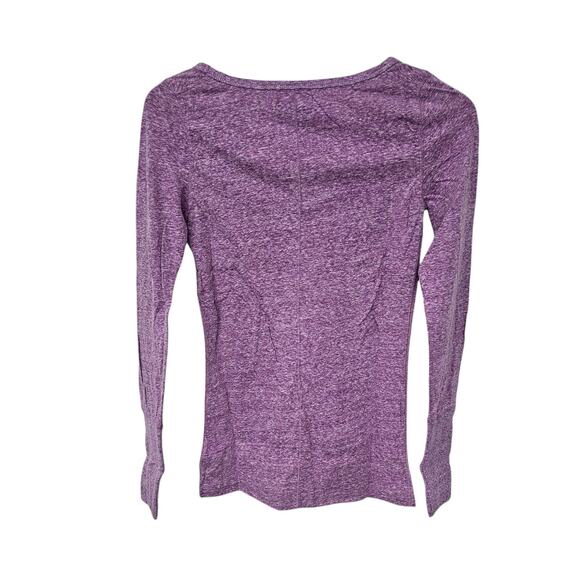 American Eagle T-Shirt Womens Size M Purple Top Long Sleeve Y2K NWT - Picture 2 of 7